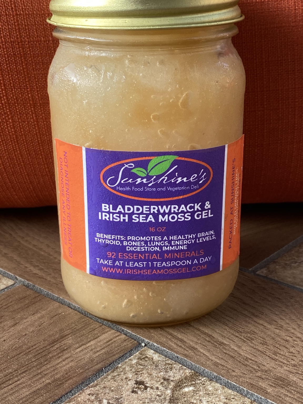 Sunshine's Bladderwrack and Irish Sea Moss Gel